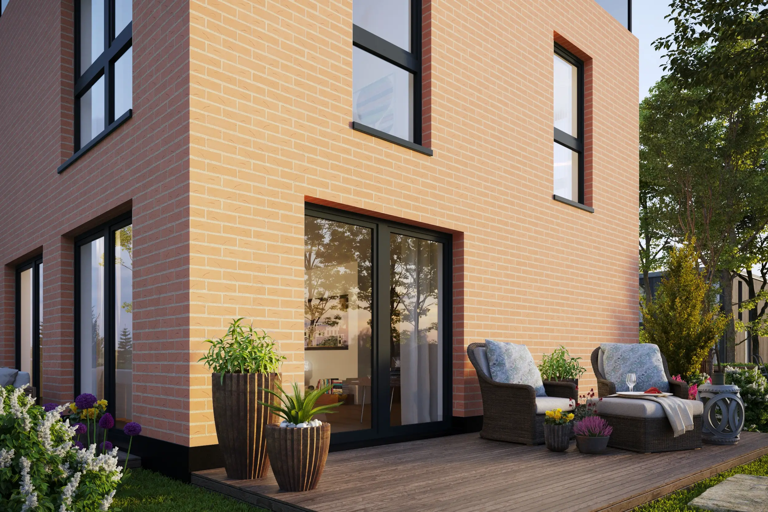C2 - Caramida aparenta Cemacon Porolissum R210A2, rosu, interior/exterior, 240x71x9 — imaginea 3