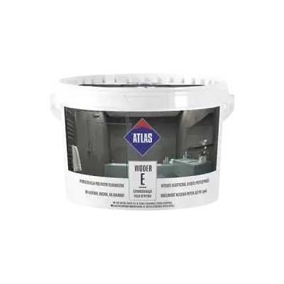 Hidroizolatie lichida cu uscare rapida, Atlas WODER E, 5kg