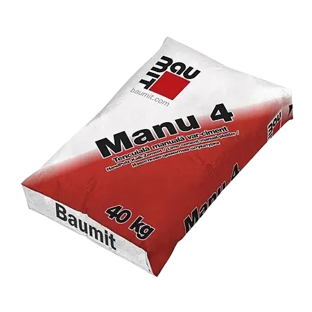 Tencuiala Manu 4 Baumit, interior/exterior, 40 kg