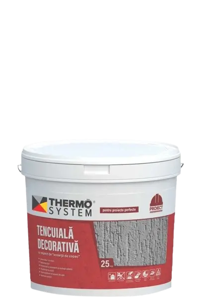 TENCUIALA DECORATIVA SCOARTA COPAC PROIECT 25 KG ALB