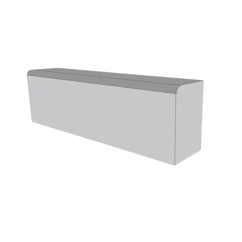Bordura tip B1, Semmelrock, 500x100x150mm, gri