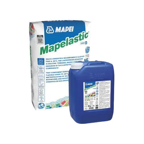 Mortar Hidroizolant Bicomponent Mapei Mapelastic (a + b), 16 kg