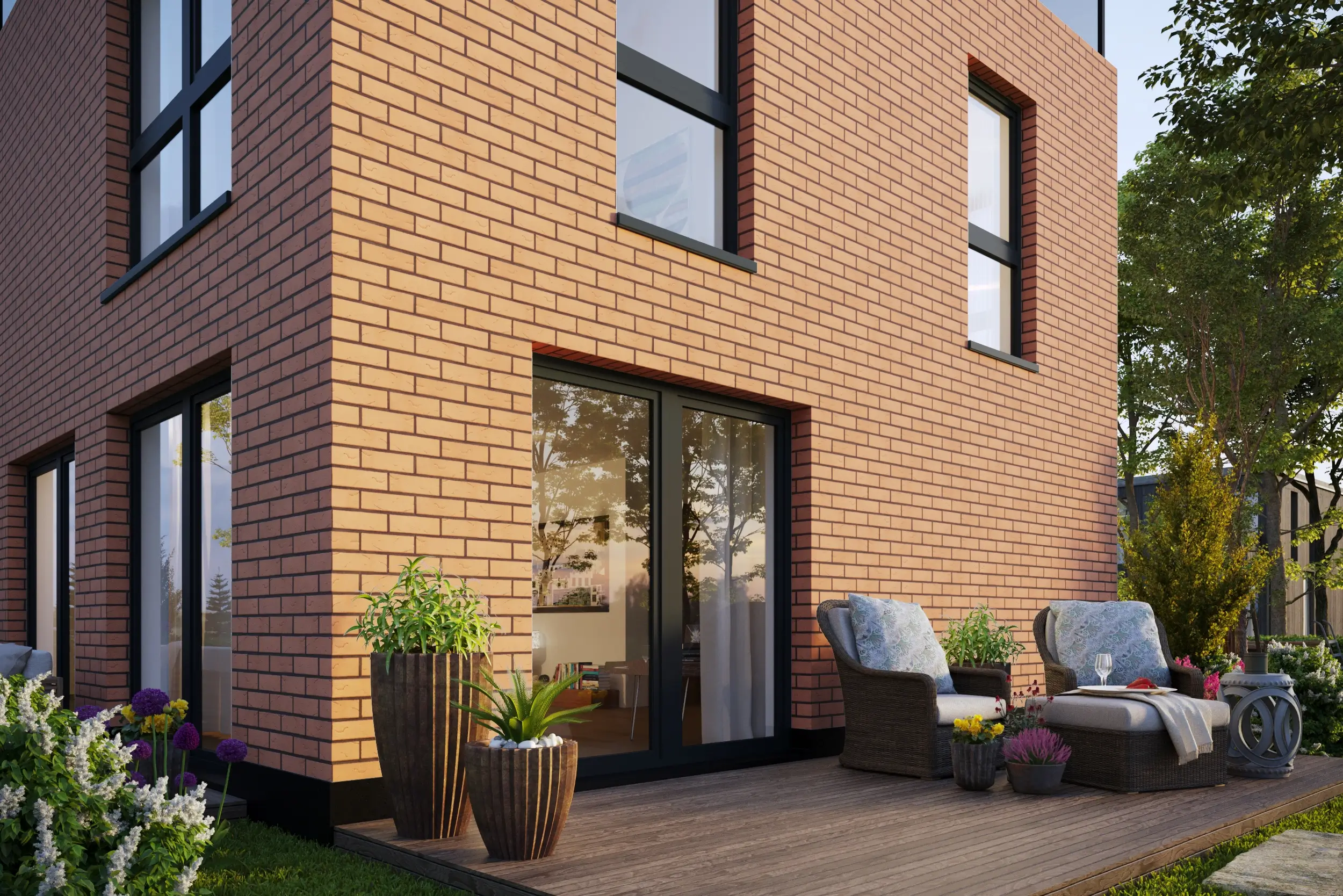 C2 - Caramida aparenta Cemacon Porolissum R210A2, rosu, interior/exterior, 240x71x9 — imaginea 4