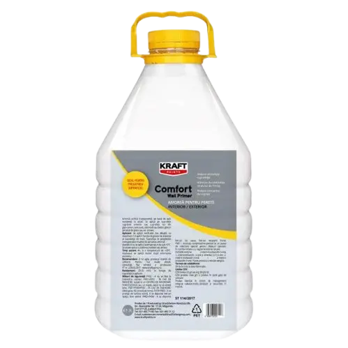 Amorsa de perete acrilica, transparenta KRAFT CONFORT, Int/Ext (3L)